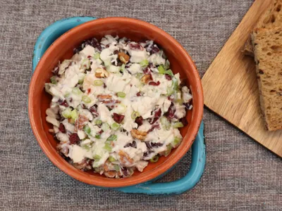 Cranberry and turkey salad