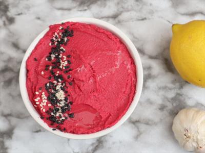 Roasted beet hummus