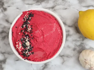 Roasted beet hummus